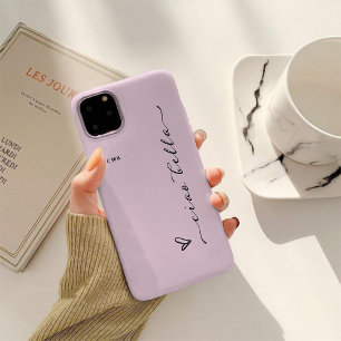 Ciao Bella | Pink Italienische moderne Schrift mit iPhone 13 Pro Max Hülle