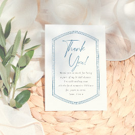 Ciao Bella Whimsical Italian Tiles Brautparty Dankeskarte