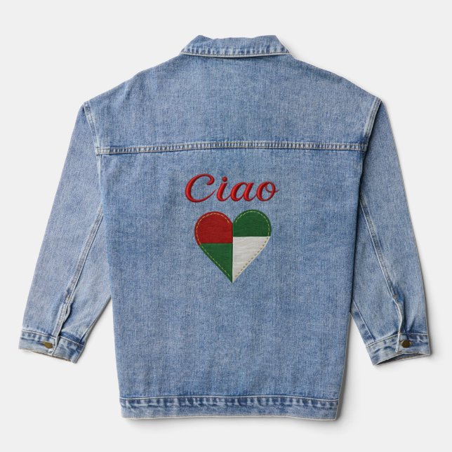 Ciao Italia Jeansjacke (Rückseite)