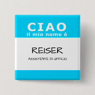 CIAO mein Name ist Button
