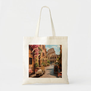 Ciao Roma Vintage Kolosseum Ästhetik  Tragetasche