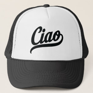 Ciao-Script (schwarz) Truckerkappe