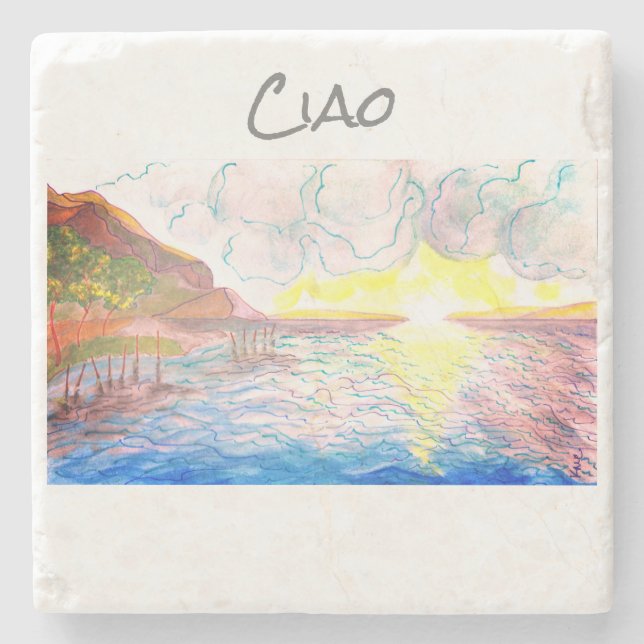 Ciao Steinuntersetzer (Vorderseite)