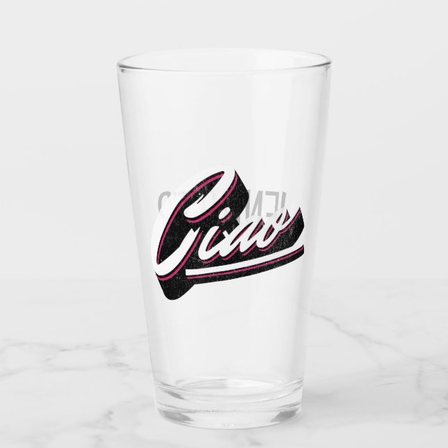Ciao-Textentwurf Glas (Vorderseite)