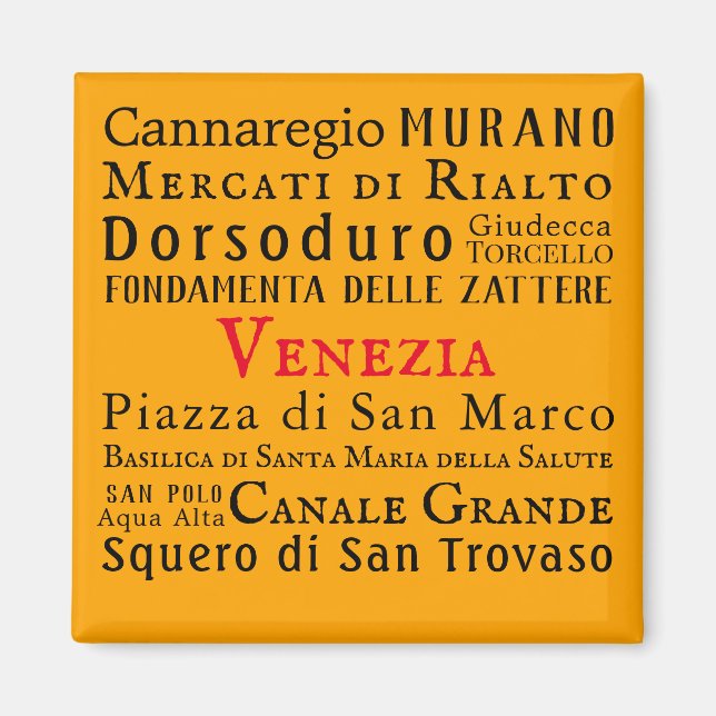 Ciao Venezia! Magnet (Vorne)