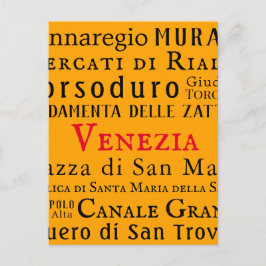 Ciao Venezia! Postkarte