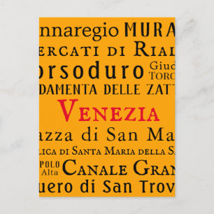 Ciao Venezia! Postkarte