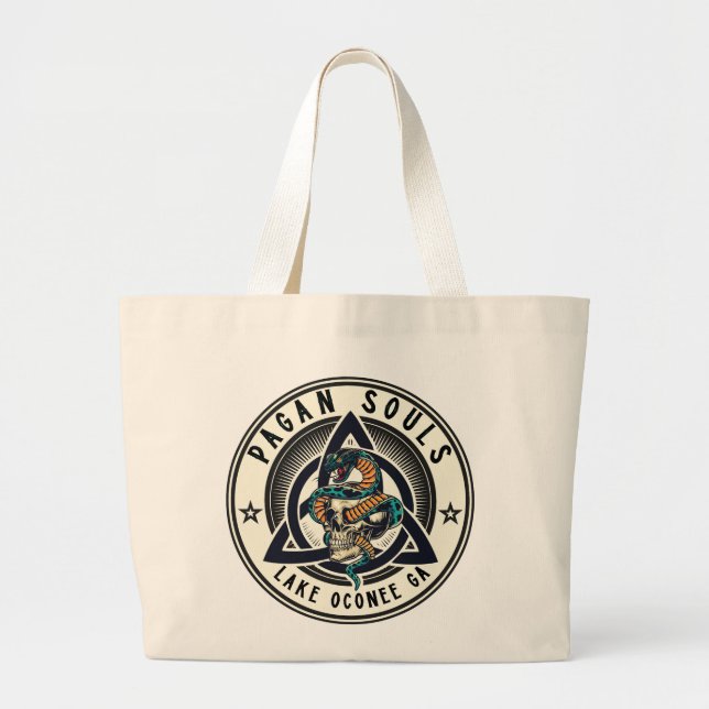 Ciara St James Pagan Souls Oconee-Tasche Jumbo Stoffbeutel (Vorne)