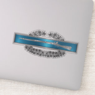 CIB - Bekämpfung des Abzeichens Infanterie Aufkleber