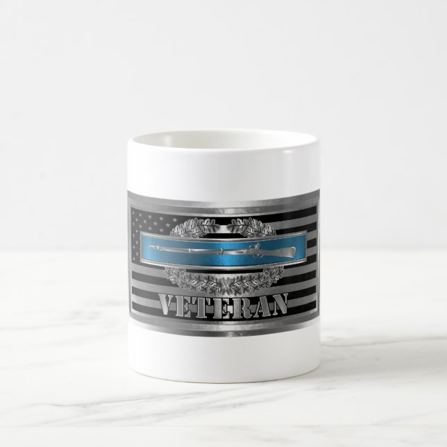 CIB Combat Veteran Combat Infantryman Abzeichen Kaffeetasse (Mittel)