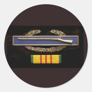 CIB und Farbbandaufkleber Runder Aufkleber