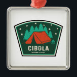 Cibola-Camping Ornament Aus Metall<br><div class="desc">Cibola National Forest in New Mexico ist ein wüstenartiges Mekka für Wanderungen,  Radfahren,  Mountainbiken,  Paddeln,  Wandern,  Jagen,  Camping,  Klettern und mehr!</div>