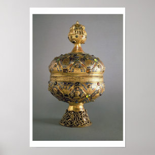 Ciborium, hergestellt in Limoges von G. Alpais für Poster