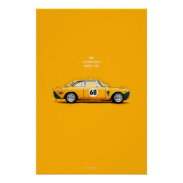 CiC Alfa Giulia 1300 Poster