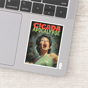 Cicada Apokalypse 2024 Aufkleber