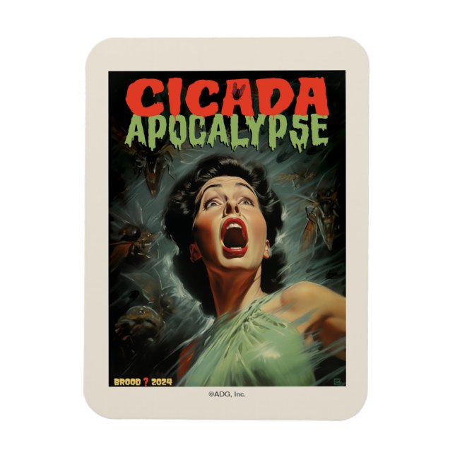 Cicada Apokalypse 2024 Magnet (Vertikal)