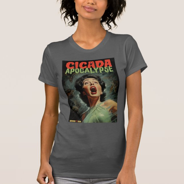 Cicada Apokalypse 2024 T-Shirt (Vorderseite)