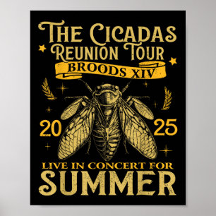 Cicada Brood Xiv Sommer 2025 Wiedersehen Tour Swar Poster