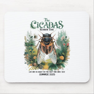 Cicada Brood Xiv Summer Wiedersehen Tour Seit 1603 Mousepad