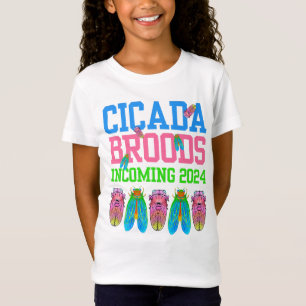 CICADA BROODS INCOMING 2024 Fun Kids T-Shirt