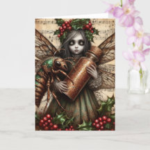 Cicada Christmas Fairy Collage