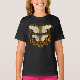 Cicada Cicadapocalypse 2024 Benutzerdefinierter St T-Shirt