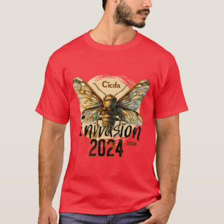 Cicada Invasion 2024 Sommerfrische Familie T-Shirt