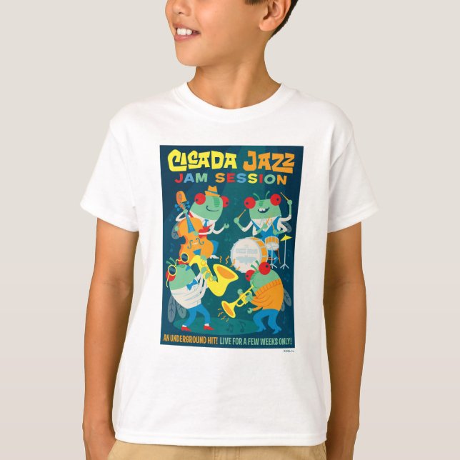 Cicada Jazz Jam Session T-Shirt (Vorderseite)