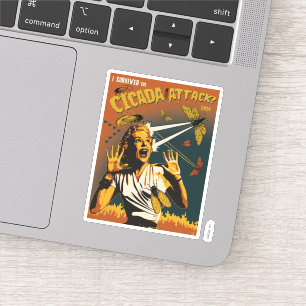 Cicada - Schrei-Lady 2024 Aufkleber