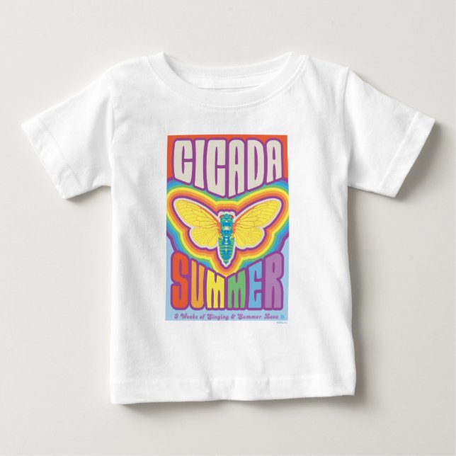 Cicada Summer Liebe Baby T-shirt (Vorderseite)