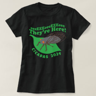 Cicadas 2021 Sie sind hier T-Shirt