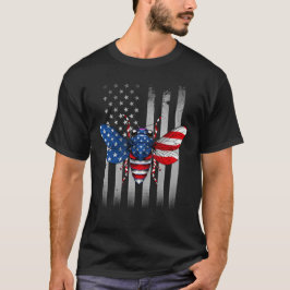 Cicadas amerikanische Flagge Cicada Wiedersehen 4. T-Shirt
