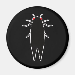 Cicadas Cicada Zombie Bugs - Entomologie Geek Magnet
