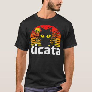 Cicata Brood X Funny Cat Lover Cicada insekt T-Shirt
