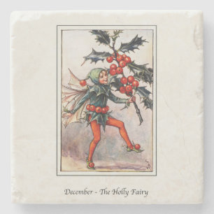 Cicely Mary Barker Dezember Fairy Steinuntersetzer