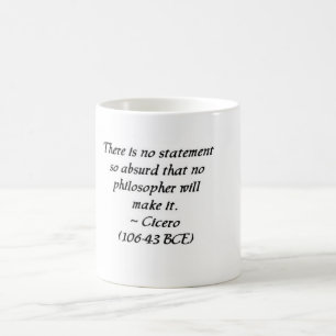 Cicero auf Philosophen-Tasse Kaffeetasse