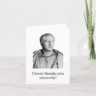Cicero Dankeschön Karte