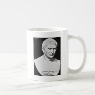 Cicero "Good & Evil" - Bio-Quote Karten und Gesche Tasse