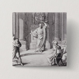 Cicero kündigendes Catiline Button