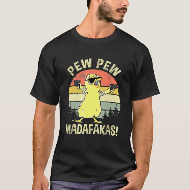 Ciches Pew Madafakas Vintag Chick T-Shirt (Vorderseite)