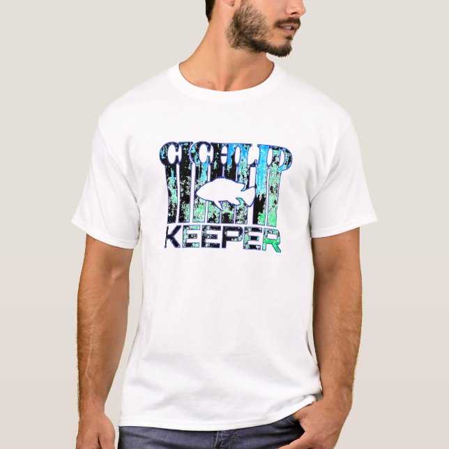 Cichlid Keeper Splashashing Aquarium Cichlid Fisch T-Shirt (Vorderseite)