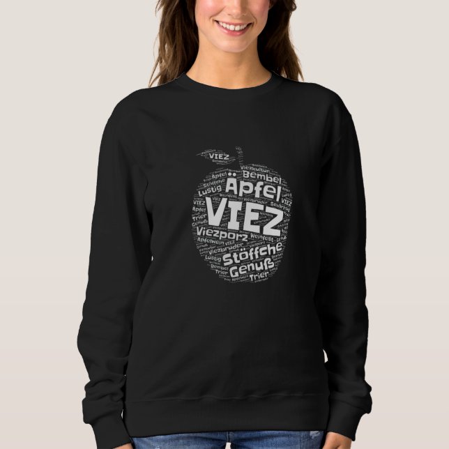 Cider Graphic for Apple Woi Connoisseurs from Trie Sweatshirt (Vorderseite)