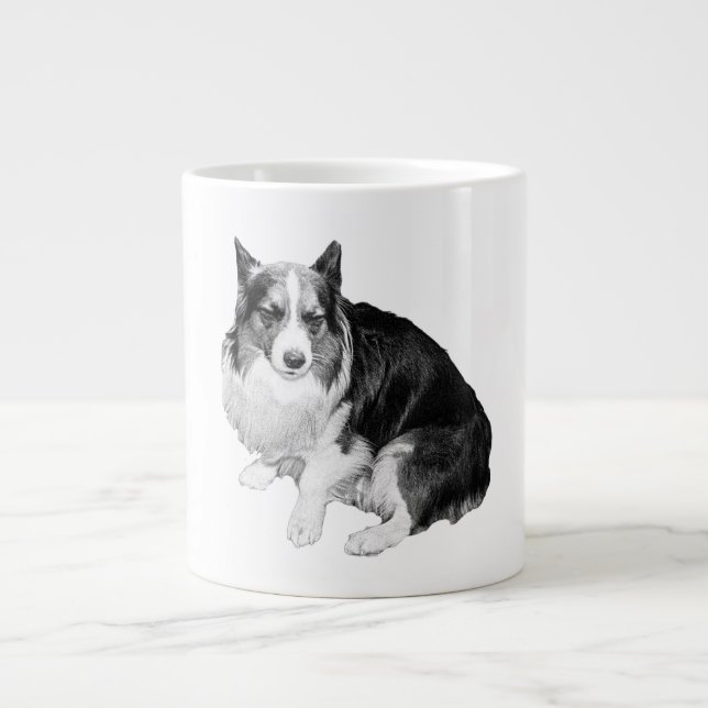 Cider-Night Corgi Jumbo-Tasse (Vorderseite)