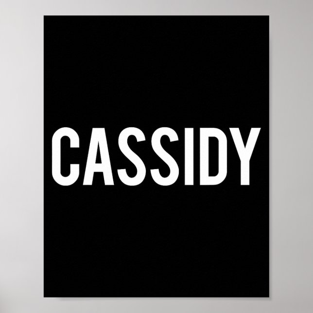 Cidy - Cool New Funny Name Fan Gift Tee  Poster (Vorne)