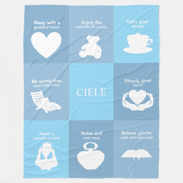 Ciele's Trostdecke Fleecedecke (Vorderseite)