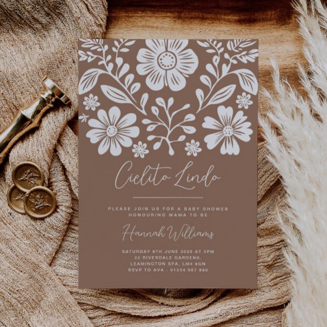 Cielito Lindo Baby Dusche Lucca Einladung (Von Creator hochgeladen)