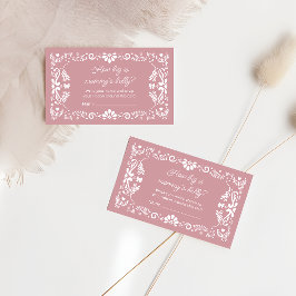 Cielito Lindo Baby Dusche wie groß ist Mama's Bauc Begleitkarte