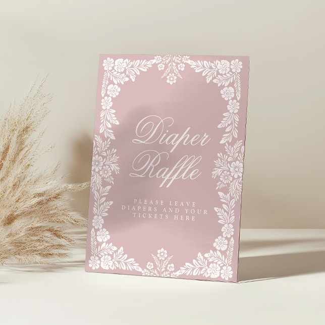 Cielito Lindo Baby Dusche Windeln Raffle Schild (Von Creator hochgeladen)