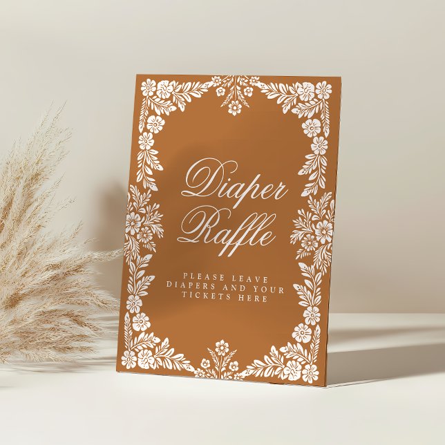 Cielito Lindo Baby Dusche Windeln Raffle Schild (Von Creator hochgeladen)