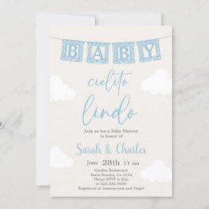 Cielito Lindo Baby Shower Boy Einladung